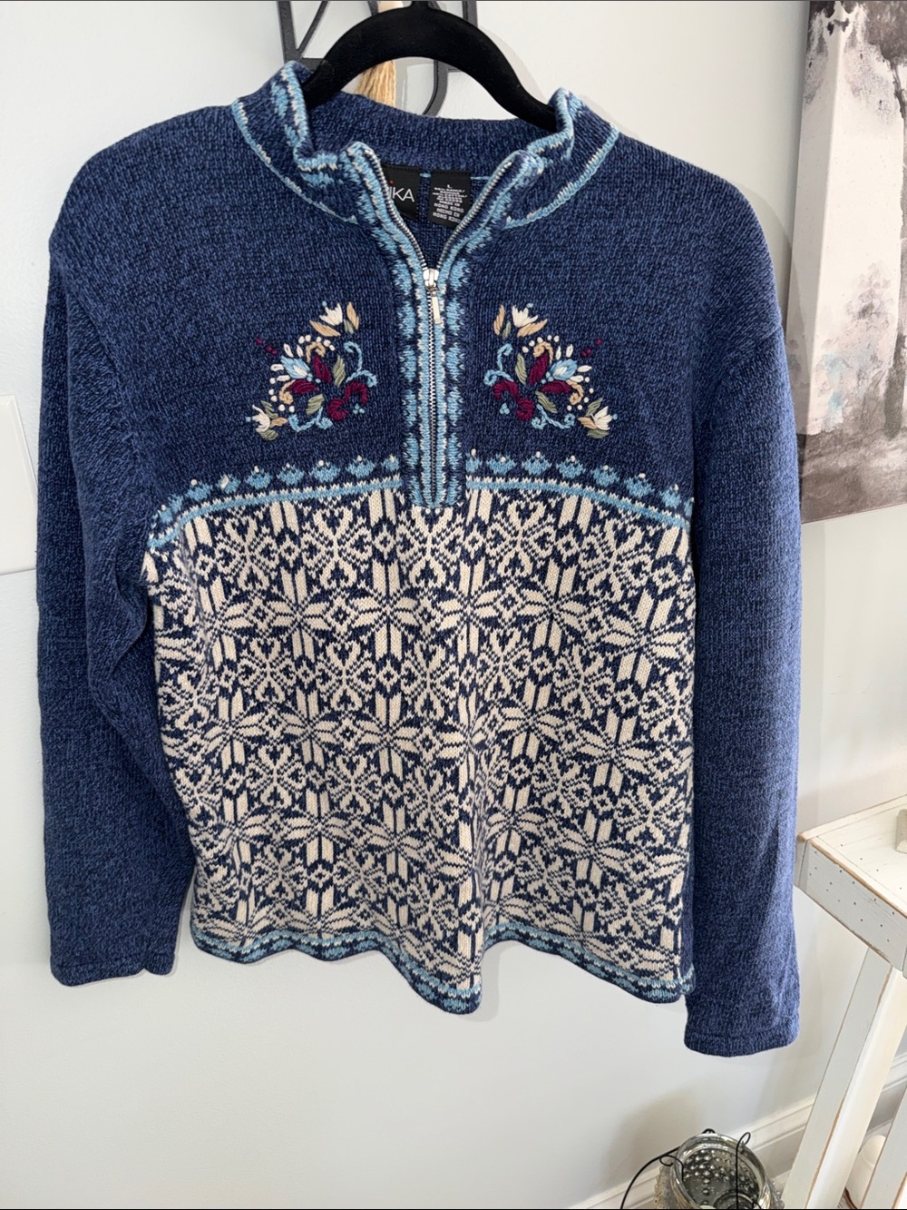 ⭐️ Erika Vintage 1/4 zip Sweater ⭐️